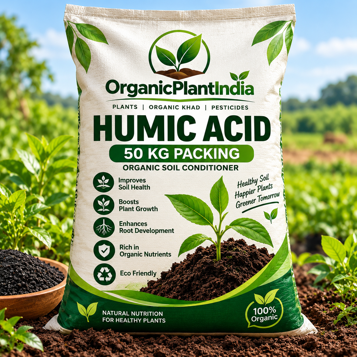 Organic Khaad (Humic Acid) - 50 Kg